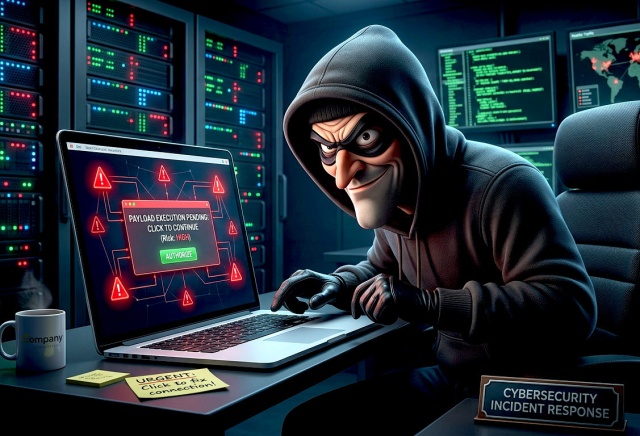 Illustration WebLanDes.com de Cyberattaques en entreprise