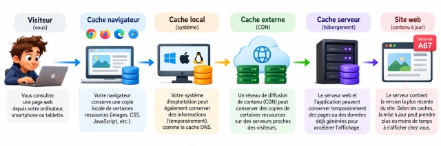 FOnctionnement du cache image illustration