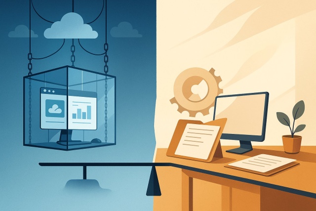 Illustration WebLanDes.com de LibreOffice ou Microsoft 365 : quelle solution choisir en 2026 ?