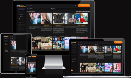 Weblandes client content / Refonte complète de sibesoin.com responsive