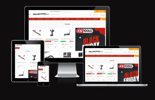 Weblandes client content / MillMatPro.com / Perreux (FRANCE) responsive