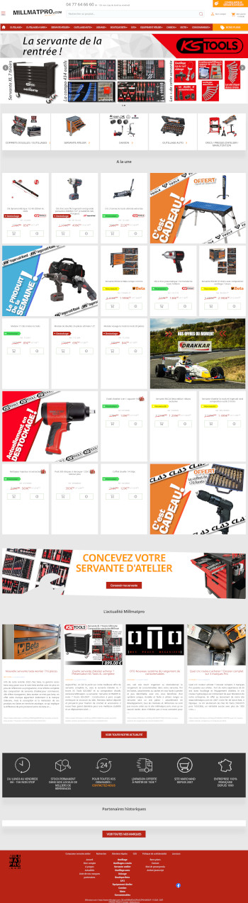 Weblandes client content / MillMatPro.com / Perreux (FRANCE) screenshot