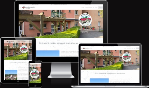 Weblandes client content / Refonte du site lesgensdici.asso.fr responsive
