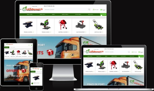 Weblandes client content / LetsDiscount / (Jarnosse - FRANCE) responsive