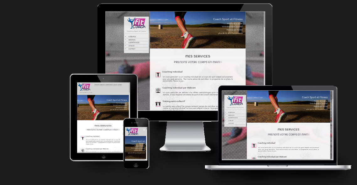 Weblandes client content / FitCoach.fr / (Pouldreuzic - FRANCE) responsive